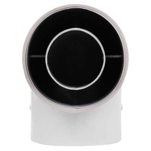 Отвод коаксиальный промежуточный Royal Thermo 60/100, 90 гр. M/M, подкл. через хомут