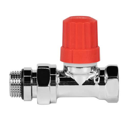 Набор термостатический прямой Royal Thermo Design 1/2" Click (Хром) с термоголовкой Design (Хром)