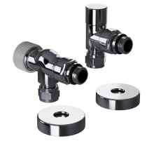 Набор термостатический осевой Royal Thermo Design Pro 15мм М30х1,5 (Хром)