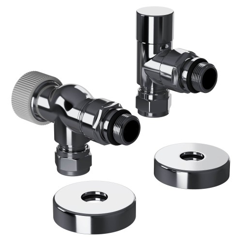 Набор термостатический осевой Royal Thermo Design Pro 15мм М30х1,5 (Хром)