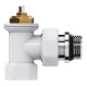 Набор термостатический угловой Royal Thermo Design 1/2"М30х1,5 (Белый)