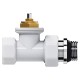 Набор термостатический прямой Royal Thermo Design 1/2"М30х1,5 (Белый)
