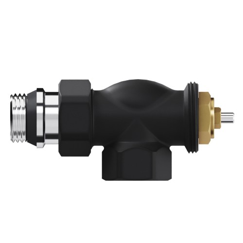 Набор термостатический осевой Royal Thermo Design 1/2"М30х1,5 (Черный)