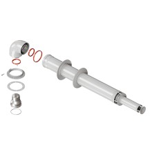 Комплект Royal Thermo: дымоход коаксиальный 60/100-1000мм универсальный + old Navien Deluxe 75/100