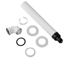 Комплект Royal Thermo: дымоход коаксиальный 80/125 универсальный, для конденсационных котлов