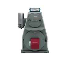 Котел твердотопливный KITURAMI KF-35B напольный, 2 конт., закр.кам.сгор.