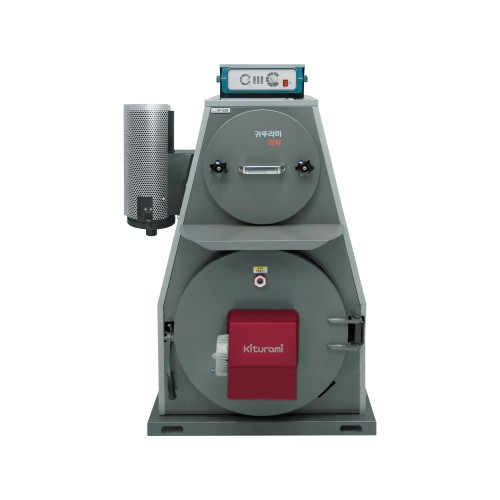 Котел твердотопливный KITURAMI KF-35B напольный, 2 конт., закр.кам.сгор.