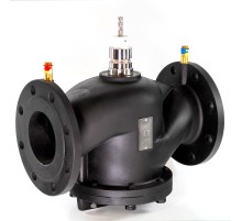 Клапан балансировочный комбинированный РИДАН AQF-R DN100 PN16, с ниппелями, фланцевый