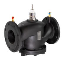 Клапан балансировочный комбинированный РИДАН AQF-R DN80 PN16, с ниппелями, фланцевый