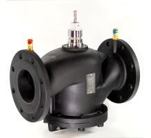 Клапан балансировочный комбинированный РИДАН AQF-R DN200 PN16, с ниппелями, фланцевый