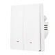 Выключатель HOMMYN настенный zigbee 2 клавиши (без нейтрали) SWZBNN02W