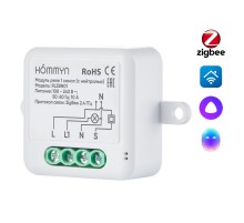 Модуль реле HOMMYN zigbee 1 канал (с нейтралью) RLZBN01