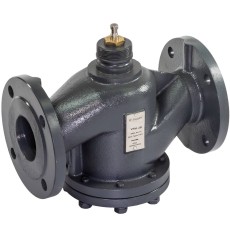 Клапан регулирующий РИДАН VFM-2R PN16 DN125 Kvs250 Tmax150, 2-х ход., седельный, фланец,чугун