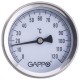 Термометр Gappo биметаллический накладной с пружиной 1"-2" x 0-120C