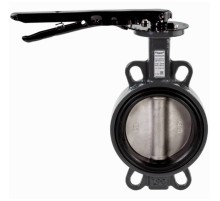 Затвор дисковый поворотный РИДАН ЗДМ 05.16.100 PN16 DN100 корп. GG25, диск - нержавеющая сталь AISI