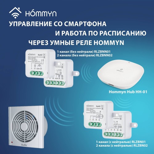 Вентилятор вытяжной Ballu Power Flow PF-100T