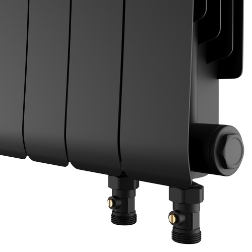 Радиатор биметаллический Royal Thermo Infinity 500 Noir Sable VR80 - 12 секц.