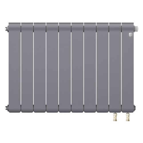 Радиатор биметаллический Royal Thermo Infinity 500 Silver Satin VR80 - 10 секц.