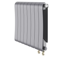 Радиатор биметаллический Royal Thermo Infinity 500 Silver Satin VR80 - 8 секц.