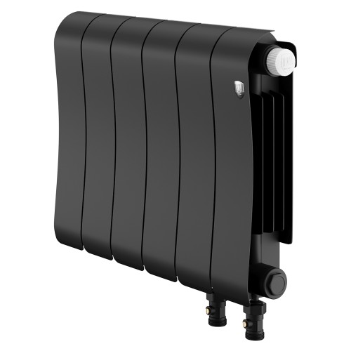 Радиатор биметаллический Royal Thermo Infinity 300 Noir Sable VR80 - 6 секц.