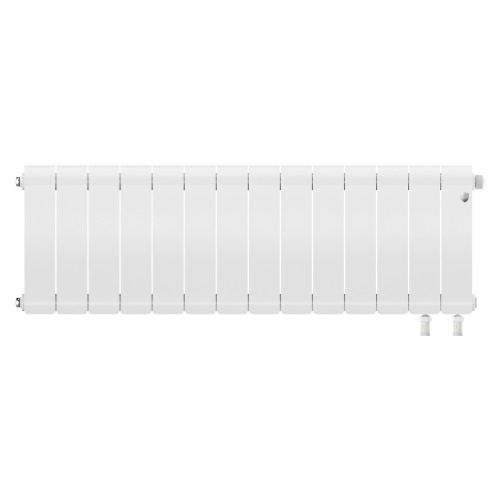 Радиатор биметаллический Royal Thermo Infinity 300 Bianco Traffico VR80 - 14 секц.