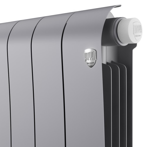 Радиатор биметаллический Royal Thermo Infinity 300 Silver Satin VR80 - 14 секц.