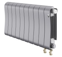 Радиатор биметаллический Royal Thermo Infinity 300 Silver Satin VR80 - 10 секц.
