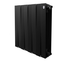 Радиатор биметаллический Royal Thermo PianoForte 500 Чёрный - 8 секц.