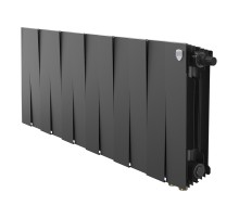Радиатор биметаллический Royal Thermo PianoForte 300 Чёрный VR80 - 12 секц.