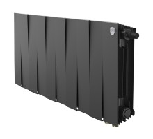 Радиатор биметаллический Royal Thermo PianoForte 300 Чёрный VR80 - 10 секц.