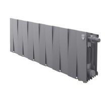 Радиатор биметаллический Royal Thermo PianoForte 200 Серебристый VR80- 12 секц.