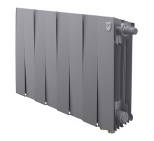 Радиатор биметаллический Royal Thermo PianoForte 300 Серебристый VR80 - 8 секц.