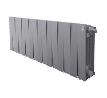 Радиатор биметаллический Royal Thermo PianoForte 300 Серебристый VR80 - 16 секц.
