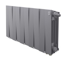 Радиатор биметаллический Royal Thermo PianoForte 300 Серебристый VR80 - 10 секц.