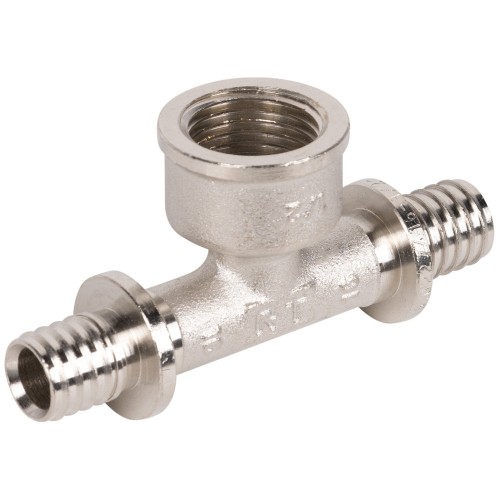 Тройник с внутренней резьбой 16×1/2"×16