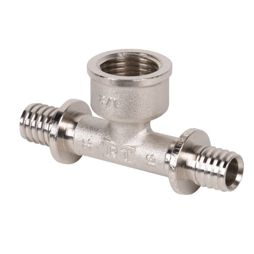 Тройник с внутренней резьбой 16×1/2"×16