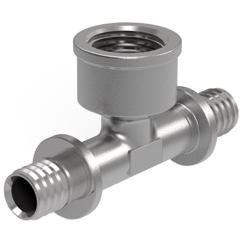 Тройник с внутренней резьбой 20×1/2"×20