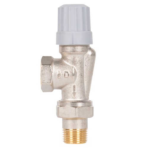 Клапан термостатический Royal Thermo для центральных систем отопления прямой 1/2" Click