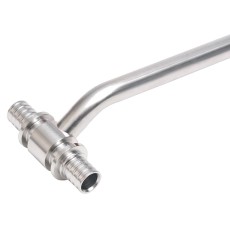 Трубка из нержавеющей стали REHAU для подключения радиатора, Т-образная 16/250