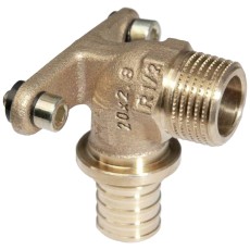 Угольник настенный с наружной резьбой 20-1/2" RX (бронза)