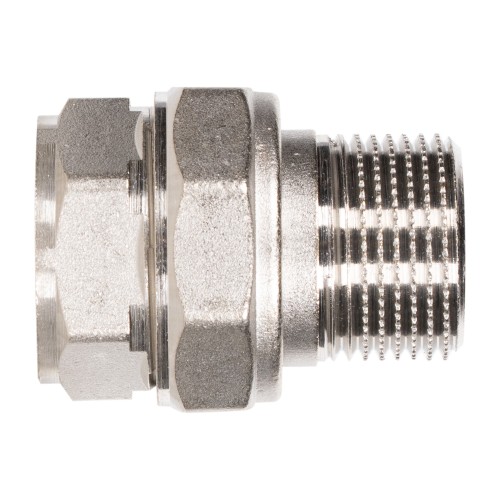 Соединение разъемное прямое (американка) LD DN20 вн-нр, латунь никелированная (с биркой)