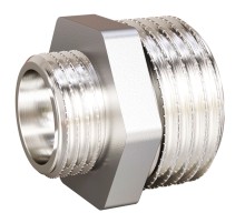 Ниппель переходной LD DN25х20 нр-нр, латунь никелированная (с биркой)