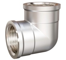 Угольник 90 гр LD DN15 вн-вн, латунь никелированная