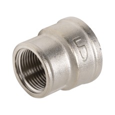 Муфта переходная LD DN25х20 вн-вн, латунь никелированная