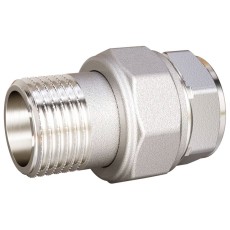 Соединение разъемное прямое LD DN15 вн-нр, латунь