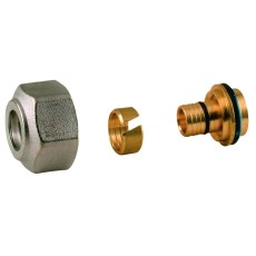 Переходник Giacomini МП латунь Дн 16х2,0х3/4" с евроконусом, R179EX024