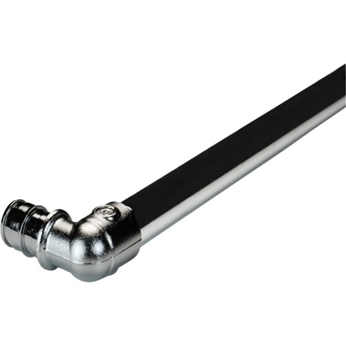 Угольник Giacomini для системы GX с хромированной трубкой 16x15 L-250мм, GX128X013