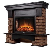 Портал Firelight Forte Wood 25 камень темный, шпон венге