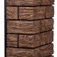 Портал Firelight Forte Wood 25 камень темный, шпон венге
