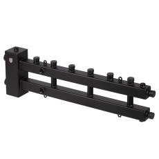 Блок коллекторный Royal Thermo на 3 (4) выхода (сверху/сбоку) стрелка 60 кВт, с кронштейнами